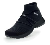 UYN Damen Free Flow Tune HIGH Black Sole Sneaker, 35 EU