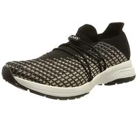 UYN Damen Zephyr Sneaker, Beige Schwarz, 36 EU