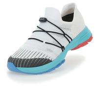 UYN Sneaker Free Flow Tune XC W068 – türkisfarbene Sohle, weiß/grau – Damen Größe 40