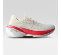UYN Locky Laufschuhe mit roter Sohle Herren W148 - off white 45