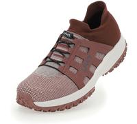 UYN Palomo Sneaker mit beigefarbener Sohle Damen G219 - light grey/bordeaux 35