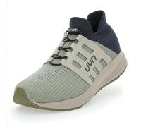 UYN Sneaker-Laufschuhe Nature Tune Vibram (Merinowolle, nahtlos, wasserabweisend) sandbraun/carbon Herren, Größe Euro (US) 44 (10)