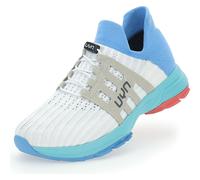 UYN Washi XC Sneaker mit türkisfarbener Sohle Damen W196 - white/light blue 37