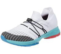 UYN Damenschuhe Free Flow Tune XC türkise Sohle Weiß/Grau (W068) Größe 39