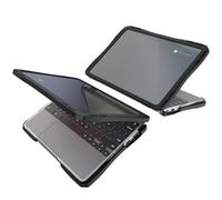 UZBL Air Hartschalen-Schutzhülle für Dell Chromebook 3120/3110/3100, 2-in-1 & Clamshell, Studentensichere K-12 Schutzhülle, transparent, 1 Stück