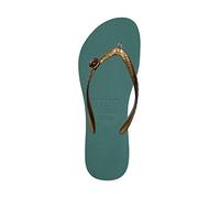 Uzurii, Original Switch - Bosgroen, Zehentrenner für Damen, Bequeme und elegante handgefertigte Sandalen, Für den Innen- und Außenbereich, Größe 41/42