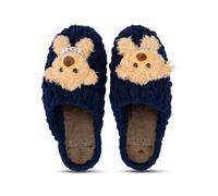 UZURII Slipper & Pantoletten - Pantoffeln Pantoffel Boo Boo - Gr. 43_44 - in Blau - für Damen