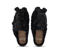 UZURII Slipper & Pantoletten - Pantoffeln Pantoffel Fozzie Bear - Gr. 45 (EU) - in Schwarz - für Damen