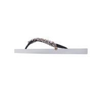 UZURII Slipper & Pantoletten - Zehentrenner Classic Aby Silver - Gr. 41,5 (EU) - in Weiß - für Damen