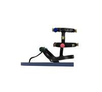 UZURII Slipper & Pantoletten - Zehentrenner Mondriaan Colorful Black - Gr. 39,5 (EU) - in Blau - für Damen