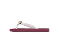 UZURII Slipper & Pantoletten - Zehentrenner Pink Macrame Switch - Gr. 41,5 (EU) - in Rot - für Damen