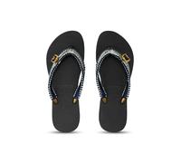 UZURII Slipper & Pantoletten - Zehentrenner Silver Macrame Switch - Gr. 39,5 (EU) - in Schwarz - für Damen