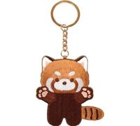 Uzztfa Plüsch-schlüsselanhänger Rotem Panda, Cartoon-taschenanhänger, Plüsch-schlüsselring Für Frauen Und Mädchen, Weicher Rucksack-anhänger, Schlüsselanhänger, Niedliche Tiere