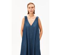 ARMEDANGELS Damen Jeanskleid aus Bio-Baumwoll Mix Denim V-Neck Loose Fit