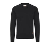 V-Ausschnitt-Pullover BLEND "V-Ausschnitt-Pullover BHFibi", Herren, Gr. S, schwarz, Obermaterial: 70% Baumwolle CO recyc.. 30% Polyester Pol. recyc.., Pullover (24726356-S) schwarz