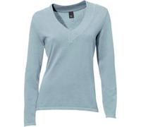 V-Ausschnitt-Pullover bleu 38