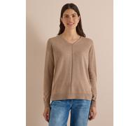 Basic Pullover mit V-Neck in Unifarbe