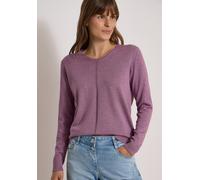 Basic Pullover mit V-Neck in Unifarbe