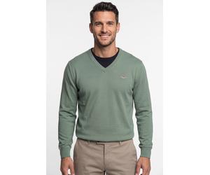 V-Ausschnitt-Pullover GANT "CLASSIC COTTON V-NECK", Herren, Gr. 3XL, surplus mint, Strick, Obermaterial: 100% Baumwolle, regular fit normal, V-Ausschnitt, eingesetzt angesetztes Bündchen, Pullover, Re