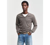 Gant 8060069 Pullover Mit V-ausschnitt 2XL Dark Hazelnut Melange