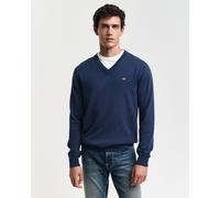Gant 8060069 Pullover Mit V-ausschnitt 2XL Dark Jeansblue Melange