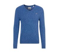 GANT Herren Extrafine Lambswool V-Neck Pullover, Stone Blue Melange, XXXXL
