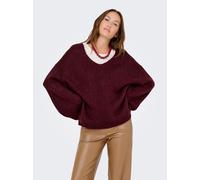 JDY - JDYDINEA L/S REVERSIBLE PULLOV. KNT NOOS cabernet - Gr. - XS