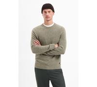 V-Ausschnitt-Pullover NO EXCESS "No Excess Melierter Wollpullover", Herren, Gr. S, sand, 41% Polyacryl, 31% Baumwolle, 17% Nylon, 8% Wolle, 3% Elasthan, Pullover (59981464-S) sand