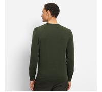 OLYMP Herren Pullover V-Ausschnitt Casual.Strick,Single Jersey,Regular fit,Oliv 47,M