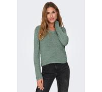 V-Ausschnitt-Pullover ONLY "ONLGEENA L/S V-NECK KNT NOOS", Damen, Gr. L, grün (lilypad), Strick, Obermaterial: 65% Polyacryl, 35% Polyamid, unifarben, normal, V-Ausschnitt, Pullover (35246331-L) lilyp