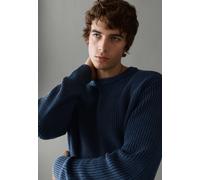 V-Ausschnitt-Pullover PEPE JEANS "jumper DORIAN CREW", Herren, Gr. XXL, blau (dulwich blau), 100% Baumwolle, Pullover (74457215-XXL) dulwich blau