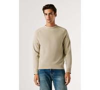 V-Ausschnitt-Pullover PEPE JEANS "jumper FLEET", Herren, Gr. XL, malt beige, 100% Baumwolle, Pullover (52162264-XL) malt beige