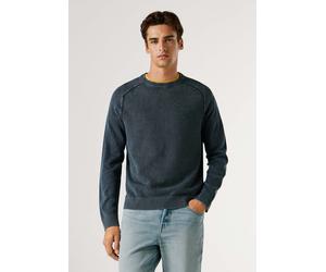 V-Ausschnitt-Pullover PEPE JEANS "jumper FLEET", Herren, Gr. XXL, dulwich blau, 100% Baumwolle, Pullover (24590812-XXL) dulwich blau