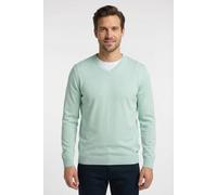 V-Ausschnitt-Pullover PETROL INDUSTRIES "V-Neck Basi", Herren, Gr. XXL (44), cool mint, Strick, Obermaterial: 50% Baumwolle, 50% Polyacryl, unifarben, regular fit normal, V-Ausschnitt, Bündchen, Pullo