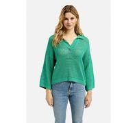 V-Ausschnitt-Pullover SMITH & SOUL, Damen, Gr. S, grün (mint), Strick, Material: 50% Baumwolle, 50% Polyacryl, unifarben, regular fit normal, V-Ausschnitt, eingesetzt gerader Abschluss, Pullover (4914