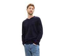 Tom Tailor Strickpullover 1038427 (13160) V-Ausschnitt Navy Melange M