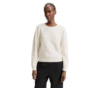 Tom Tailor Denim Strickpullover Damen M (38) Weiß – 100% Baumwolle, Regular Fit, Rundhals
