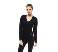 V-Ausschnitt Stricktop mit langen Ärmeln aus Merinowolle EU 40 / UK 12