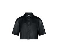 V by Vera Mont - Kunstleder-Jacke Schwarz - Gr. - 44