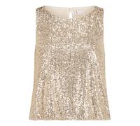 V by Vera Mont - Pailletten-Top Champagne Sorbet - Gr. - 34