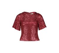 V by Vera Mont - Pailletten-Top shiny coral - Gr. - 40