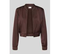 V by Vera Mont Regular Fit Blazer mit Stehkragen in Dunkelbraun, Größe 34