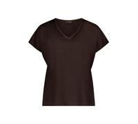 V by Vera Mont - Satin-Bluse rostbraun - Gr. - 36