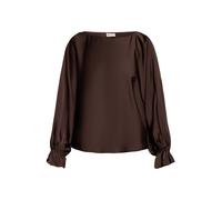 V by Vera Mont - Satin-Bluse rostbraun - Gr. - 44