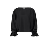 V by Vera Mont - Satin-Bluse schwarz - Gr. - 38