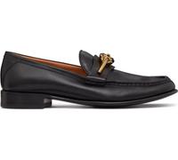 V-Logo Moon Leather Loafers - Gr. 39 (EU) - in Schwarz