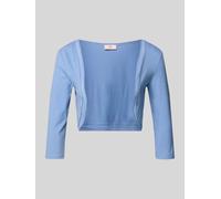 V.M. Bolero aus Viskose-Mix mit 3/4-Arm in Bleu, Größe 40