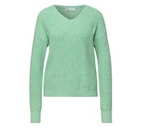 Street One Frauen Mouliné Pullover in Grün, Gr: 36