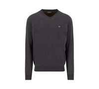 V-Neck, Superfine charcoal 6XL