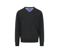 Fynch-Hatton Casual Fit Pullover schwarz, Einfarbig